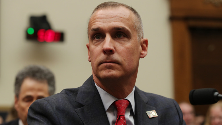 Corey Lewandowski pictured at a hearing.