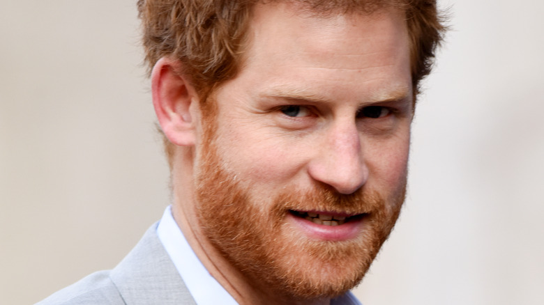 Prince Harry, facial hair, 2017 photo, looking kind of annoyed 