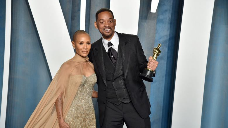 Will Smith and Jada Pinkett Smith at the Oscars