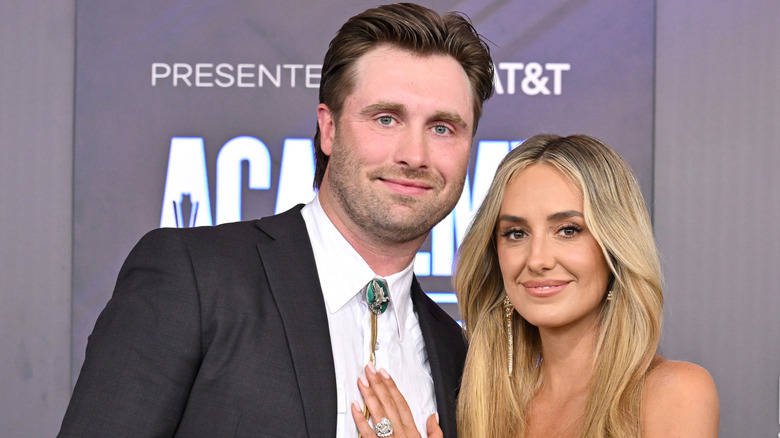Lainey Wilson and her husband Devlin "Duck" Hodges at event
