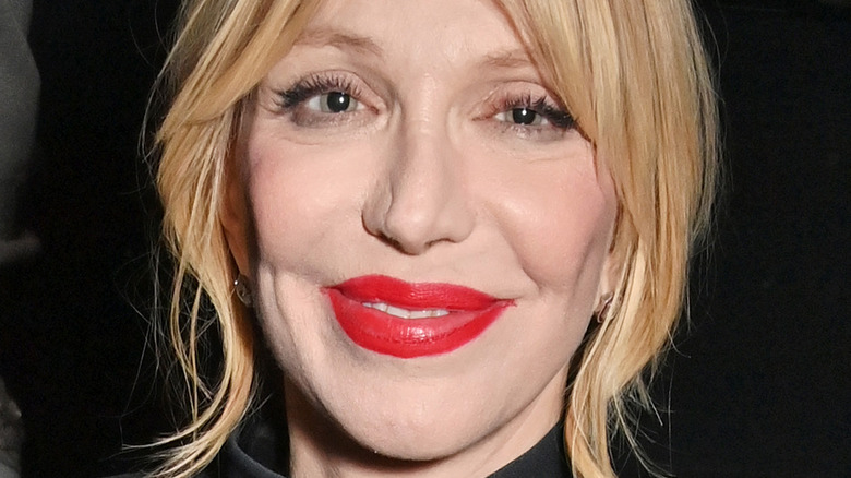 Courtney Love smiling