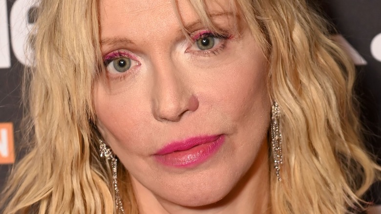Courtney Love serious