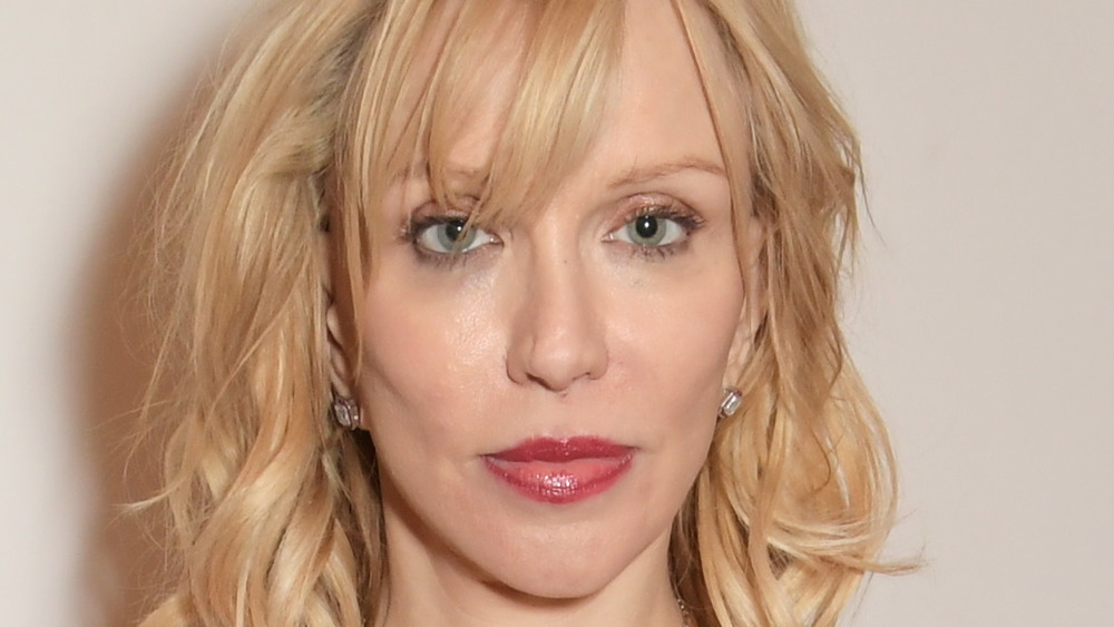 Courtney Love looking stern 