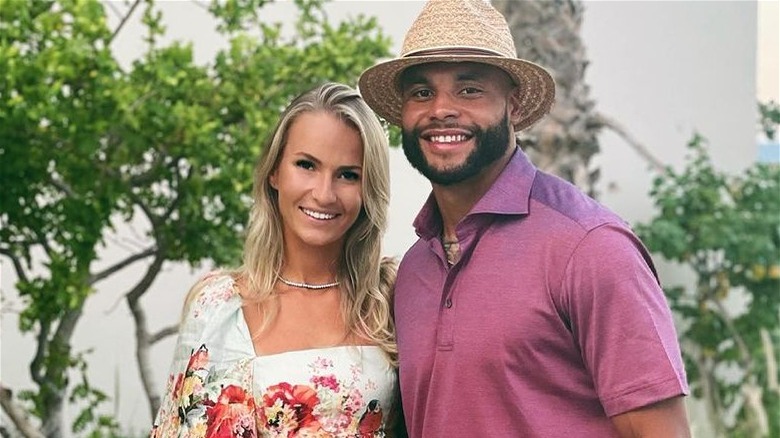 Dak Prescott with Natalie Buffet