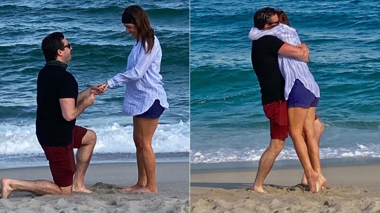Dianna Russini's husband proposing