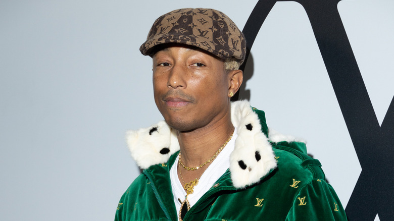 Pharrell posing