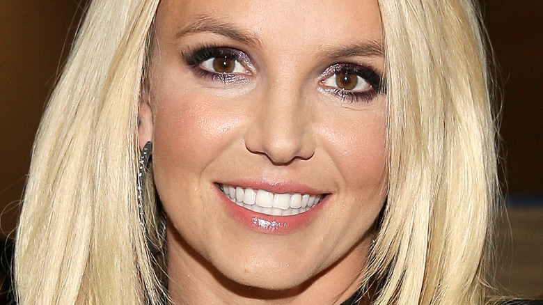 Britney Spears looking into the camera