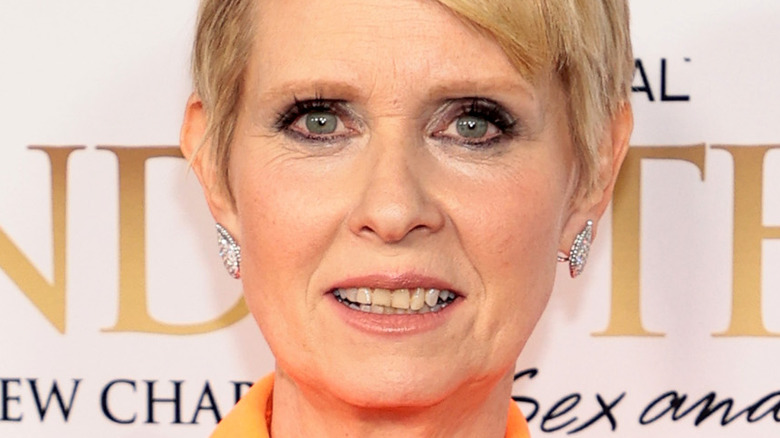 Cynthia Nixon smiling