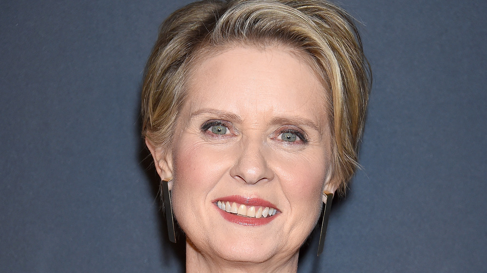 Cynthia Nixon smiling