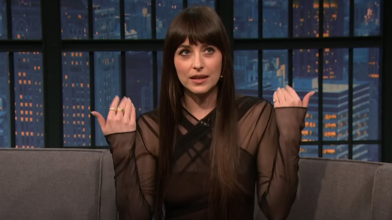 Dakota Johnson on Seth Meyers