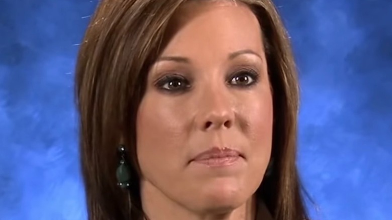 Kelli Finglass, not smiling, screenshot from show