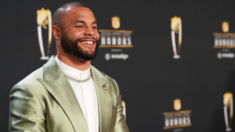 Dak Prescott smiling
