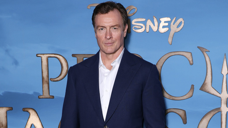 Toby Stephens at a "Percy Jackson and the Olympians" screening.