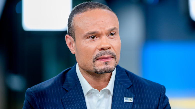 Dan Bongino pinstripe suit