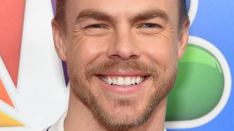 Derek Hough smiling