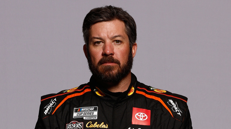 Martin Truex Jr posing