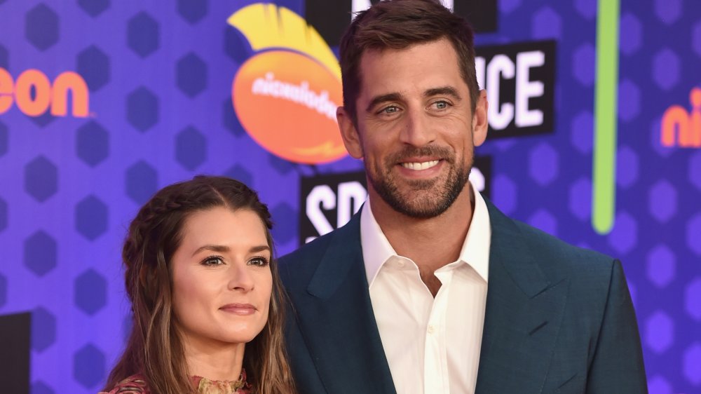 Danica Patrick and Aaron Rodgers