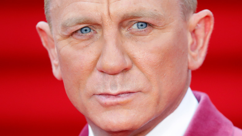 Daniel Craig gives an icy stare