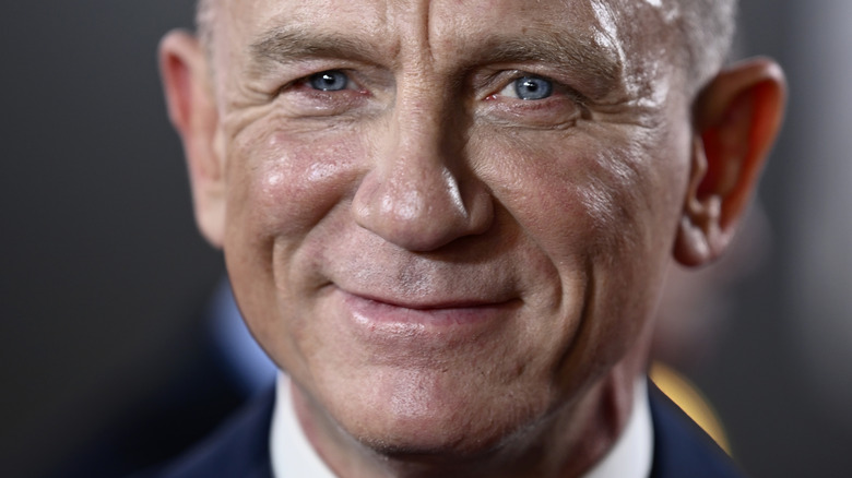 Daniel Craig smiling closeup