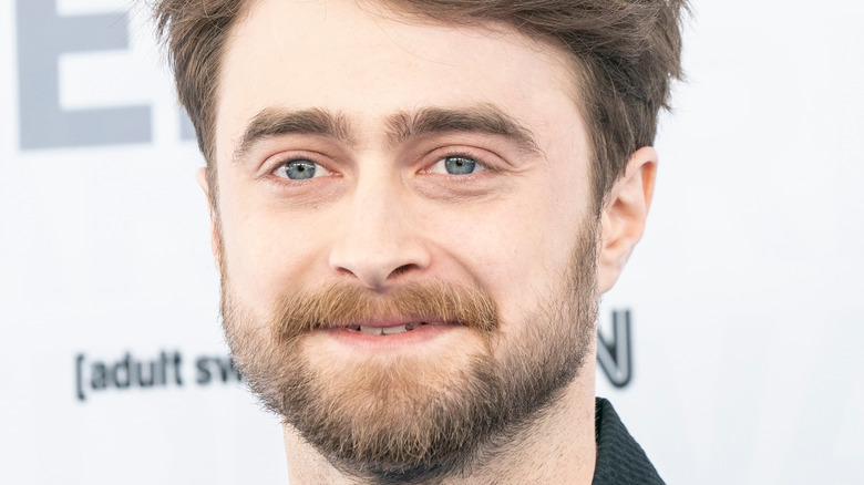 Daniel Radcliffe wearing a beard