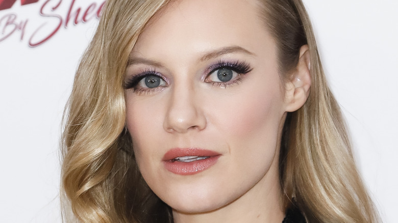 Danielle Savre on the red carpet 