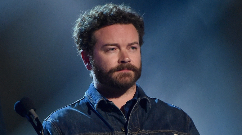 Danny Masterson in denim jacket