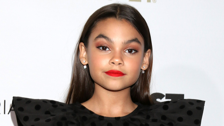 Ariana Greenblatt smiles on the red carpet