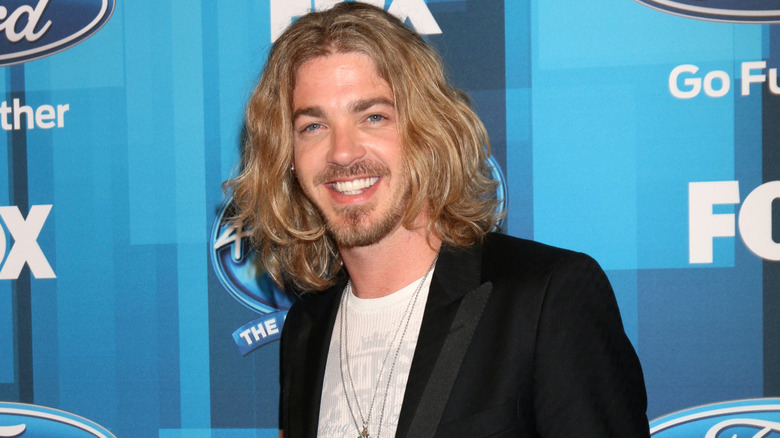 Bucky Covington at an event, smiling