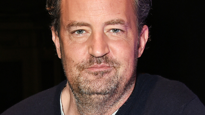 Matthew Perry at a play in 2018