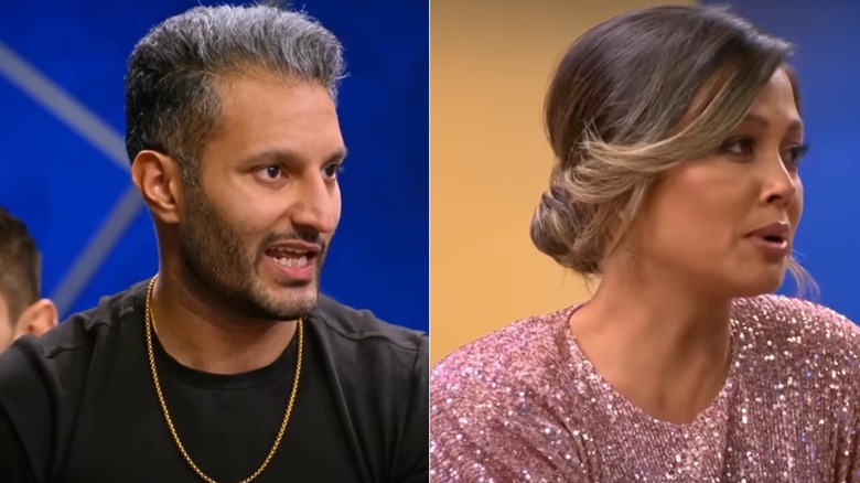 Abhishek 'Shake' Chatterjee and Vanessa Lachey's split image