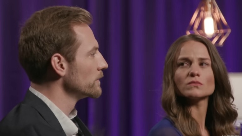 Kenny Barnes and Kelly Chase at a "Love Is Blind" reunion