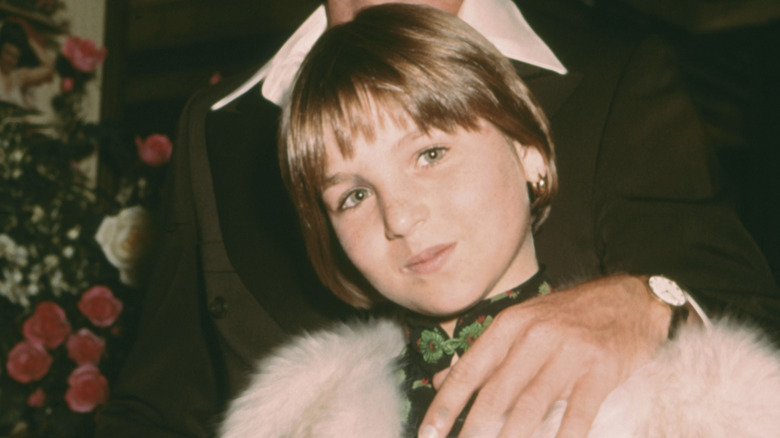 Tatum O'Neal with Ryan O'Neal in the '70s