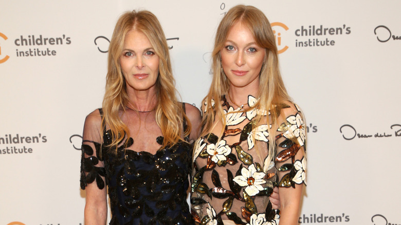 Catherine and India Oxenberg attend the 32nd Annual Colleagues Spring Luncheon at Beverly Wilshire, A Four Seasons Hotel