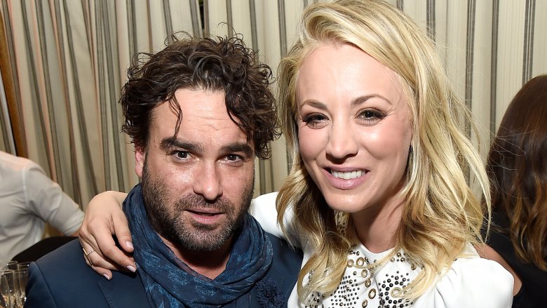 Johnny Galecki and Kaley Cuoco