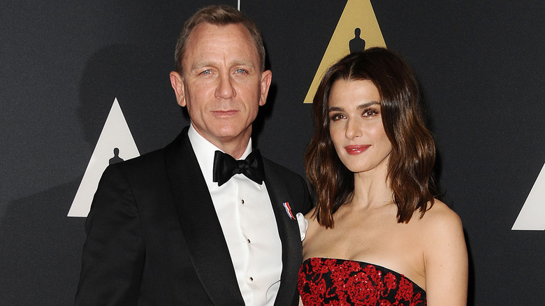 Daniel Craig and Rachel Weisz pose