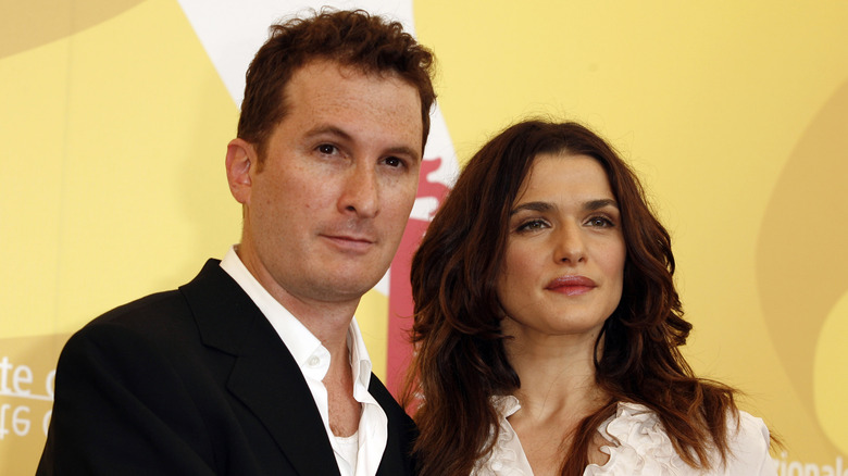 Darren Aronofsky and Rachel Weisz formalwear