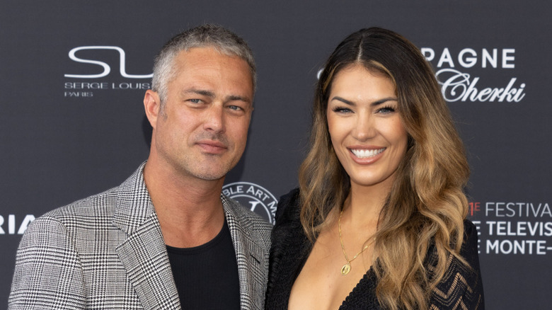 Taylor Kinney and Ashley Cruger at the opening ceremony during the 61st Monte Carlo TV Festival
