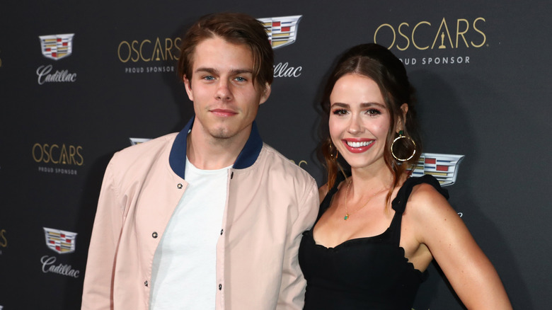 Jake Manley and Jocelyn Hudon at the Cadillac Oscar Week Celebration at Chateau Marmont