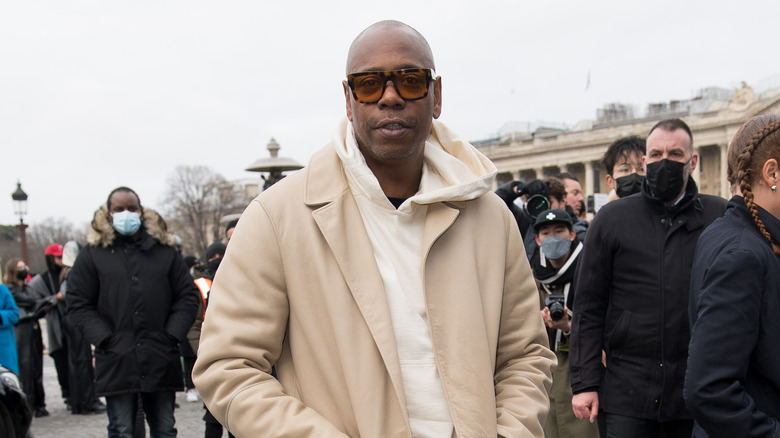 Dave Chappelle attending the Dior Homme Fall/Winter 2022/2023 show