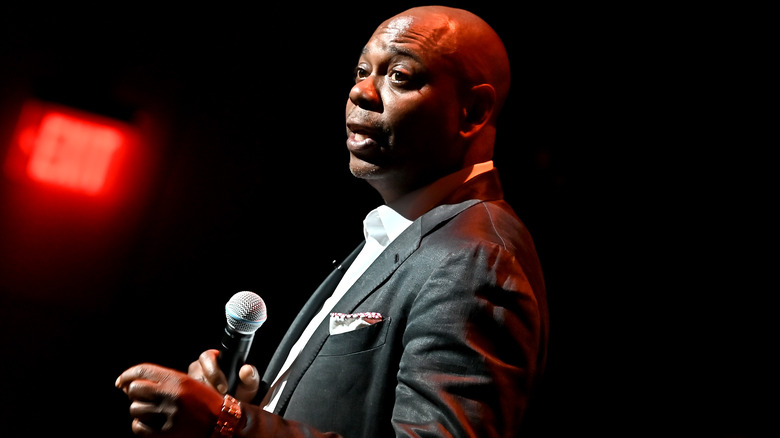 Dave Chappelle performing