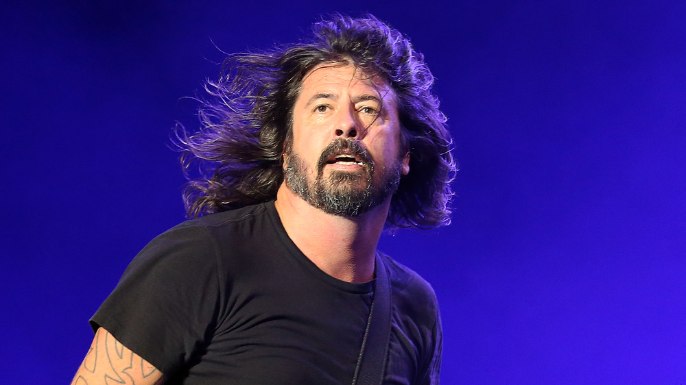 Dave Grohl playing guitar