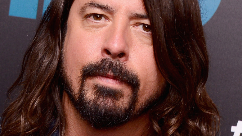 Dave Grohl staring