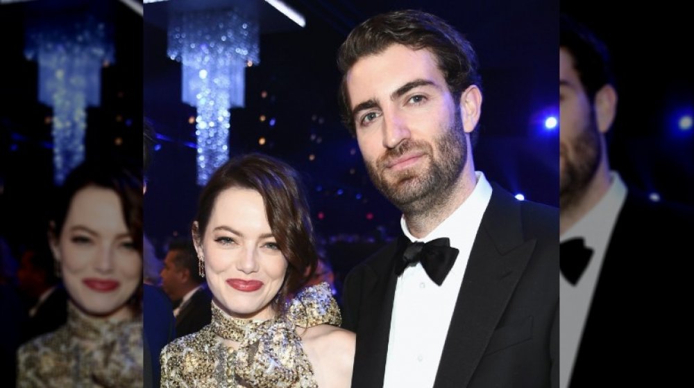 Emma Stone sparks rumours she's secretly married to fiancé Dave McCary