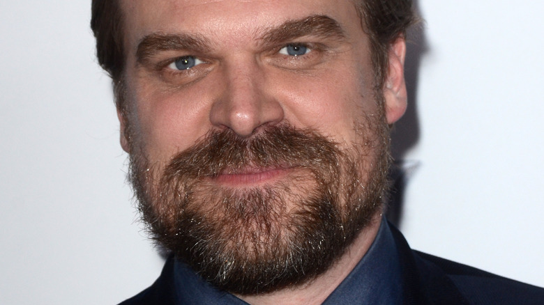 David Harbour smiling