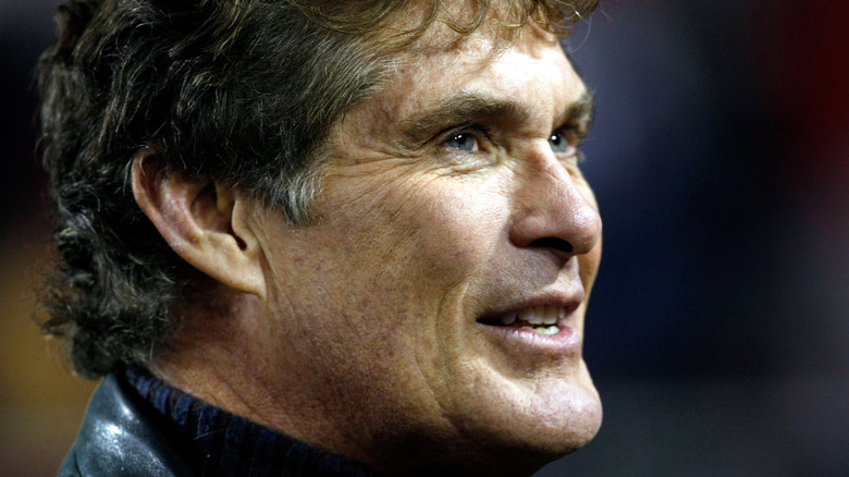 Close up of David Hasselhoff in 2008