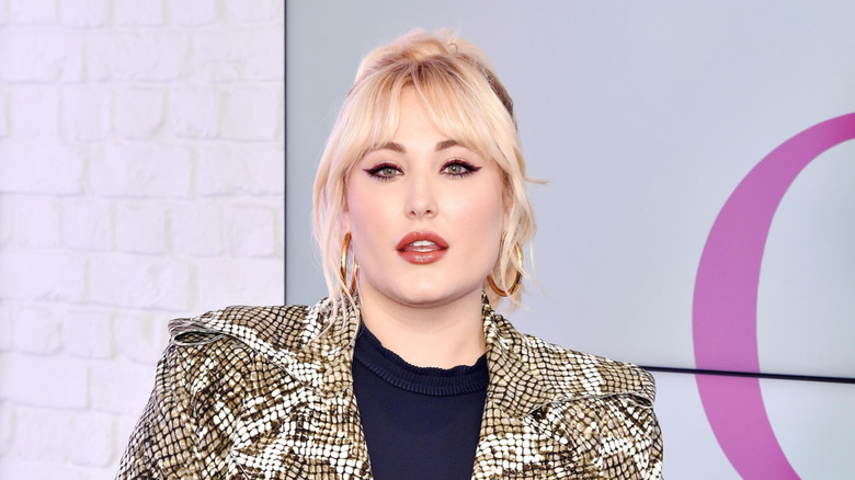 Hayley Hasselhoff visits Closer at Bauer Media in 2019