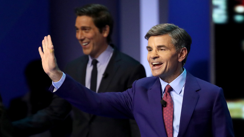 David Muir and George Stephanopoulos ahead of 2020 presidential debate