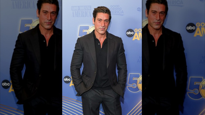 David Muir at the Good Morning America's 50th Anniversary.