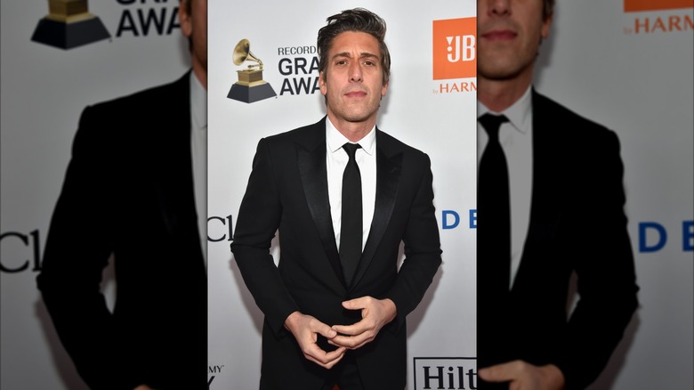 David Muir at the Pre-GRAMMY Gala.