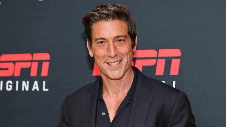 Up-close photo of David Muir.